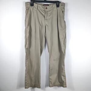 Tru-Spec 34x28 Tactical Pants Men Khaki Ripstop Cargo Utility Outdoor Hiking